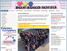 Tablet Screenshot of don-bosco-schule.de